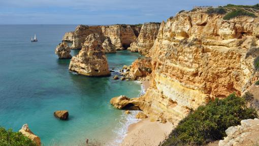 Praia da Marinha en Portugal