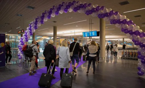 Nuevo hall de llegadas del Aeropuerto de Oslo