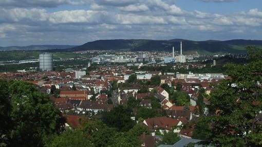 Vista panorámica de Stuttgart, Alemania