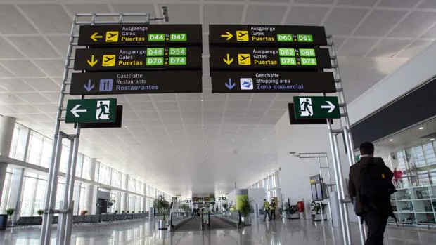 Instalaciones de la terminal 3 del aeropuerto de Málaga