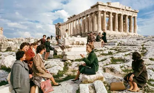 La Acrópolis, Atenas, en 1963