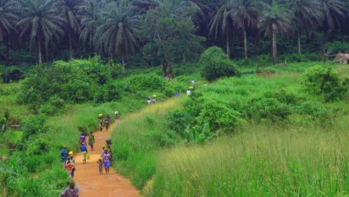 Carretera de Kenema a Kailahun District