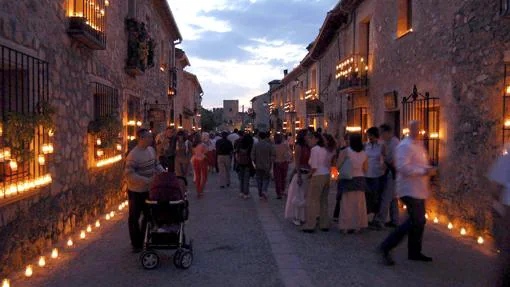 Fiesta de la velas en Pedraza