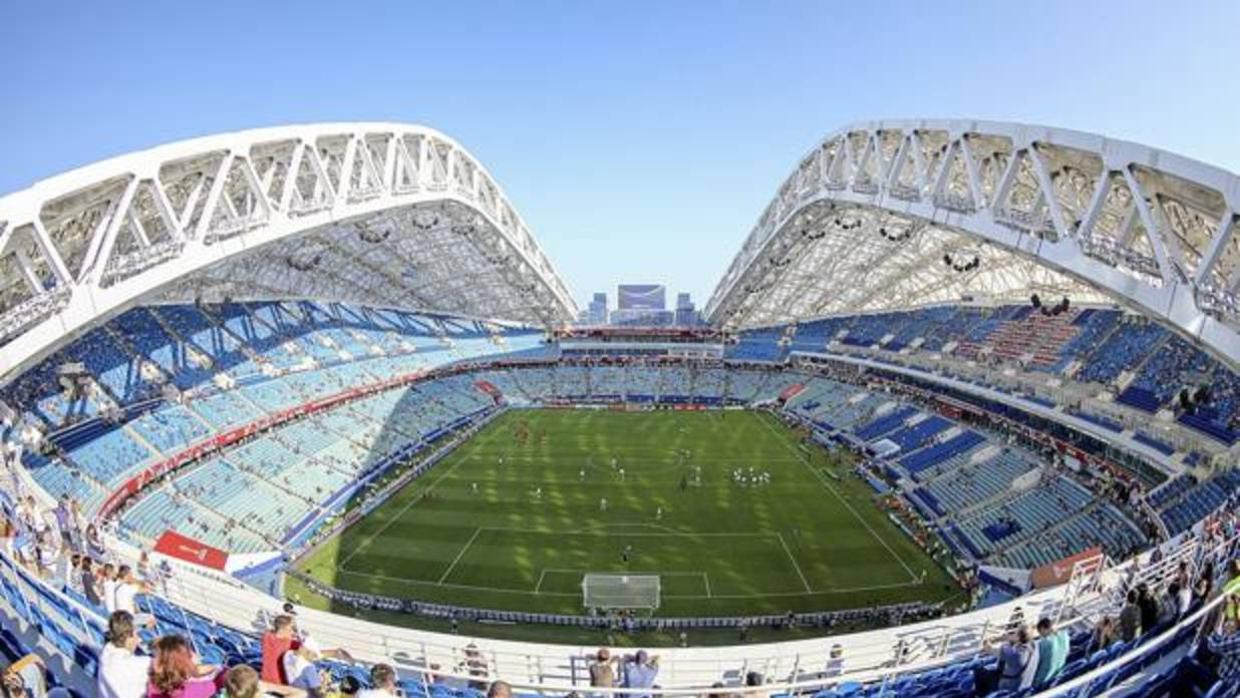 En el estadio Fisht, de Sochi, se jugará el partido Portugal-España el 15 de junio