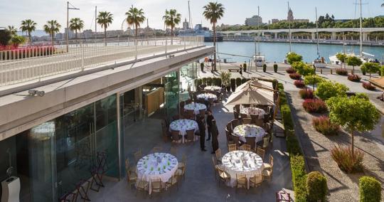 Terraza del restaurante José Carlos García