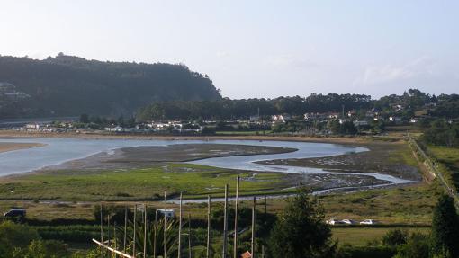 Playa de Misiego, en la ría de Villaviciosa