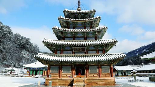 Templo Beopjusa, en Corea del Sur