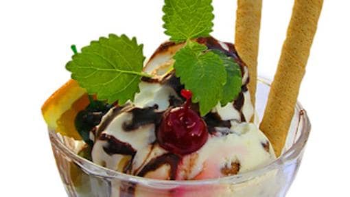 El turrón de Jijona es una de las especialidades de esta heladería de Mahón