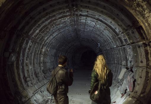 Instalaciones de Aldwych, una de las menos conocidas de las estaciones abandonadas de Londres