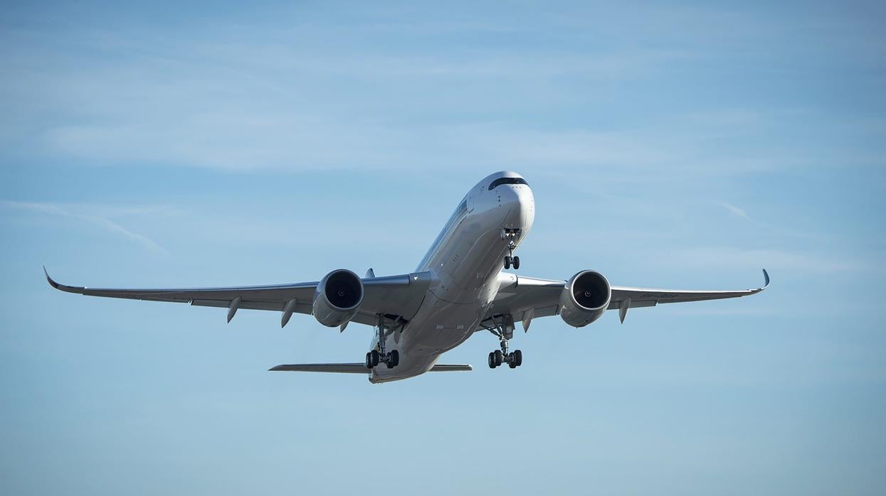 Airbus A350 ULR, en pleno vuelo