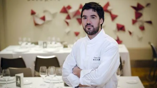 Óscar García, de Baluarte, un especialista en la cocina de setas