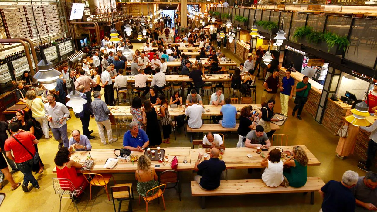 Mercado gastronómico de La Galiciana, inaugurado el pasado mes de agosto