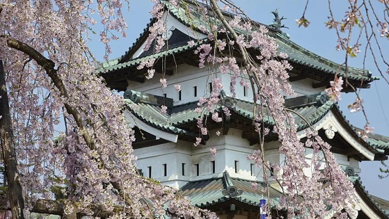 Castillo de Hirosaki, situado en la ciudad de Hirosaki