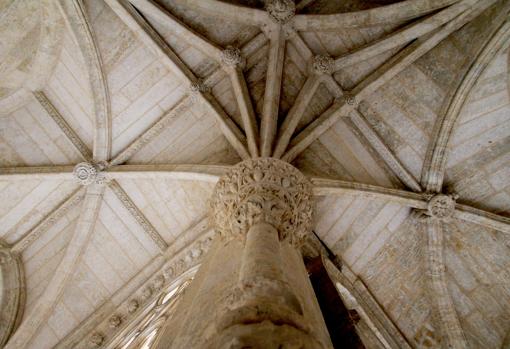 Detalle del claustro de la catedral de Ciudad Rodrigo