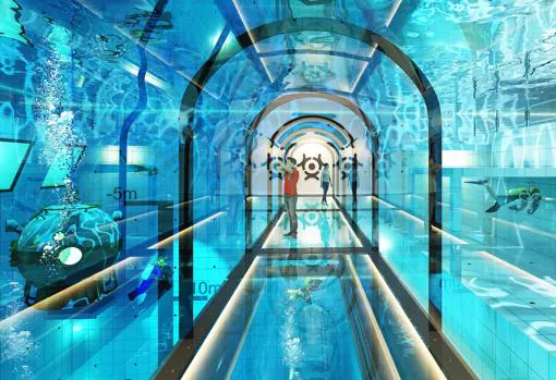 La piscina más profunda del mundo: 45 metros y 8.000 metros cúbicos de agua