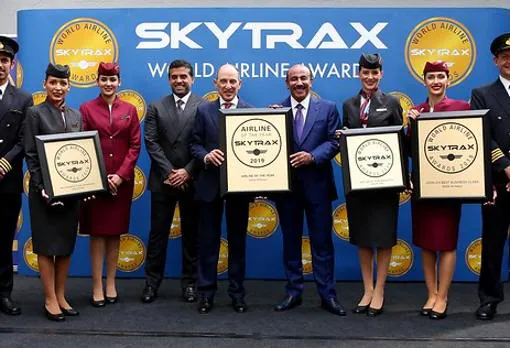 Qatar Airways recibe los premios Skytrax