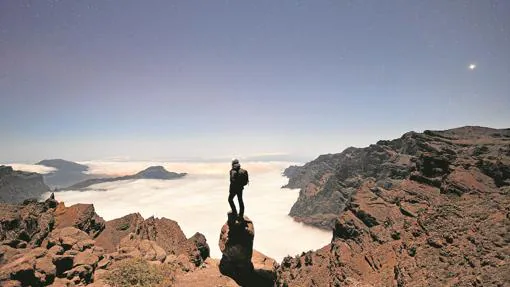 Cielo despejado en las cumbres de la isla de La Palma
