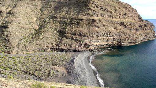 Playa de La Negra, en La Gomera