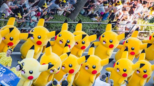 Pikachu Outbreak celebrado en la ciudad japonesa de Yokohama