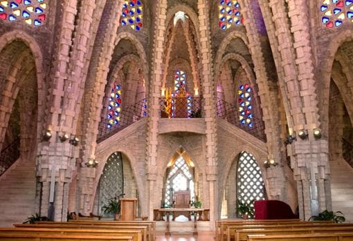 Interior del Santuari de la mare de Deu de Montserrat