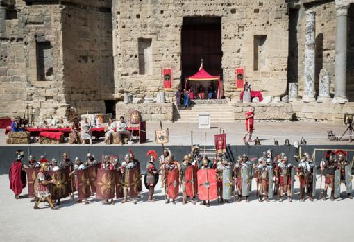 Uno de los momentos del Festival Romano