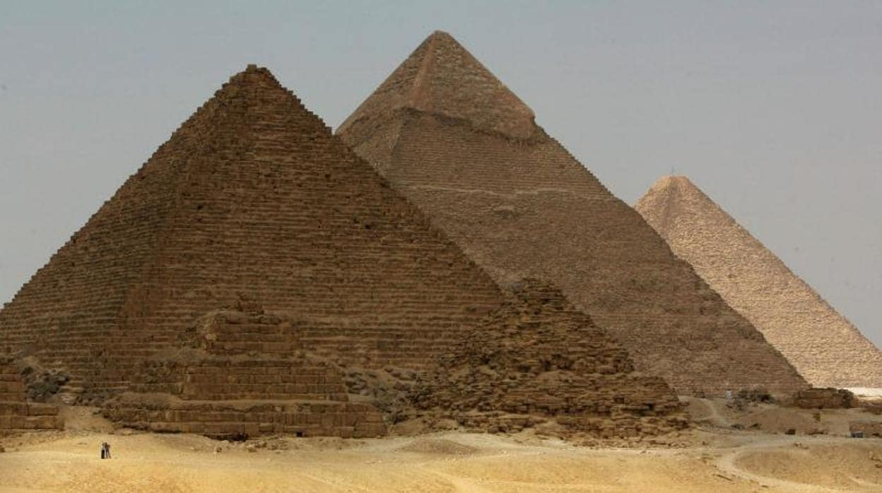 Pirámides de Giza, en Egipto