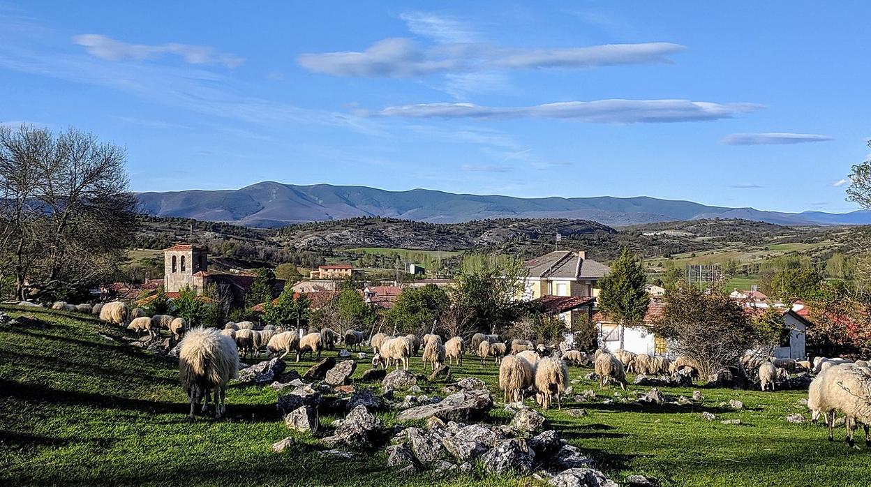 Vista general de Hortigüela, Burgos