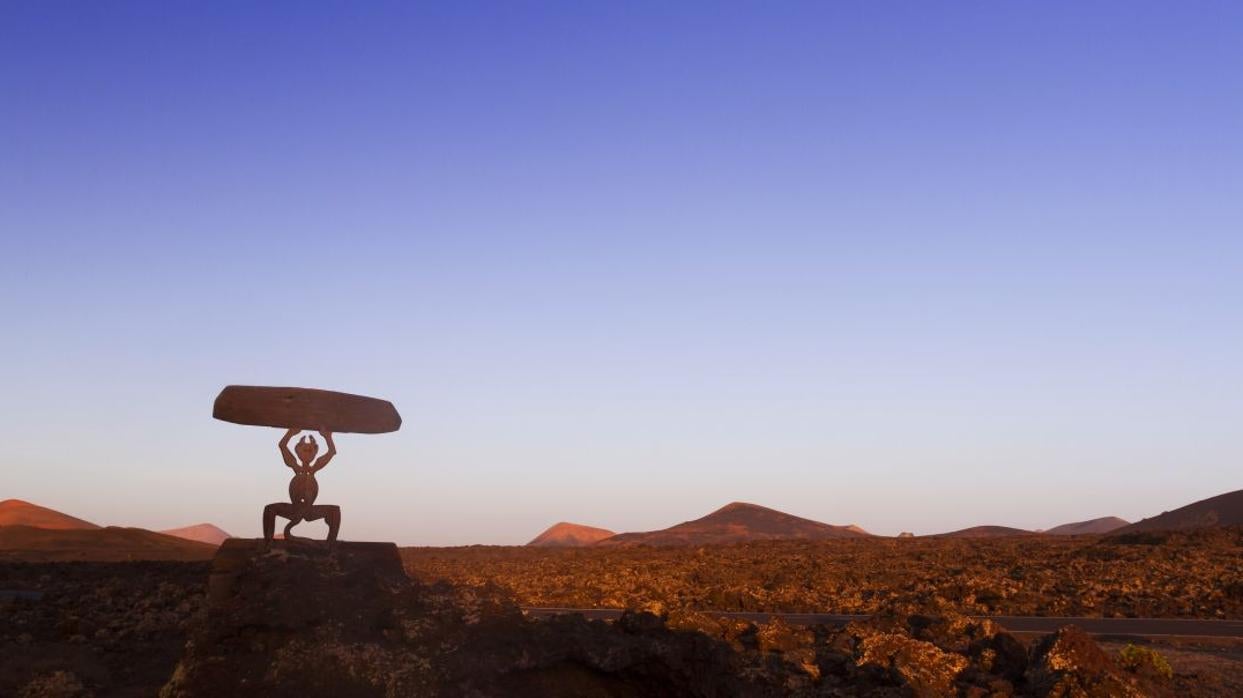 El diablo de Timanfaya, un símbolo del parque