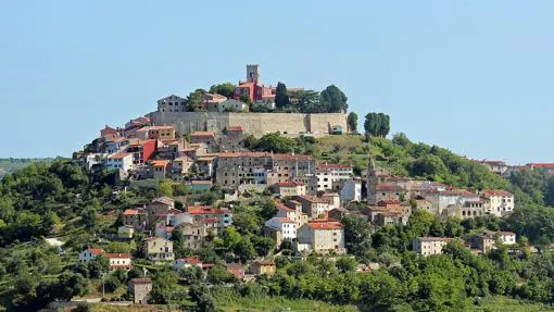 Motovun, en el centro de Istria