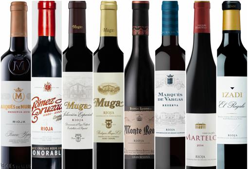 Estos son 24 Riojas entre los que elegir un buen vino esta Navidad