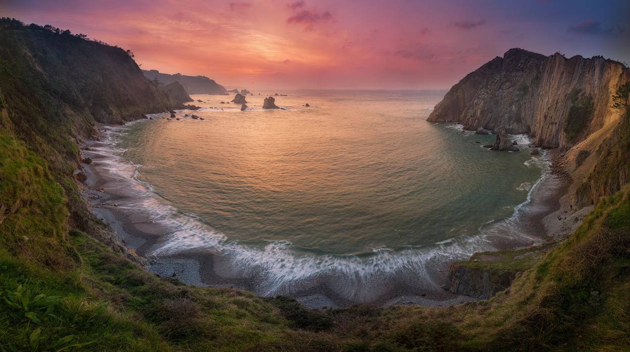 Playa del Silencio, en Asturias