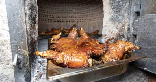 Cabrito «estonado», uno de los platos estrella de la región