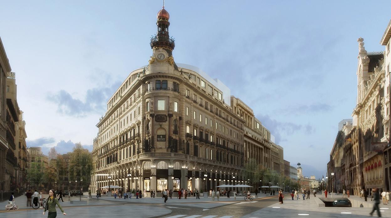 La Galería Canalejas, con tiendas de lujo y el primer Four Seasons en España, se inagurará este año en Madrid