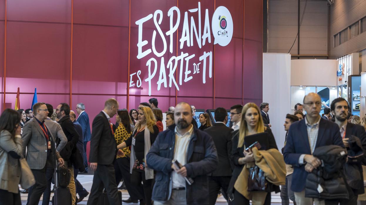 Uno de los pabellones de Fitur, en Ifema (Madrid)