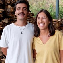 Alan y Rosalía, de la Panadería Artesana Manín, en Cangas del Narcea