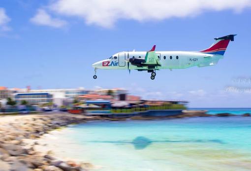 Aterrizaje en St Maarten