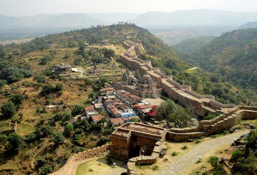 Vista aérea de Kumbhalgarh