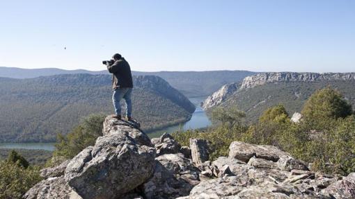 Un fotógrafo en el Parque Nacional de Monfragüe