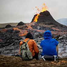 Erupción del volcán Fagradalsfjall, el pasado fin de semana