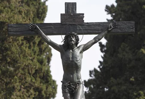 Cristo de las Mieles, en el cementerio de San Fernando de Sevilla