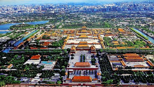 Vista aérea de la Ciudad Prohibida