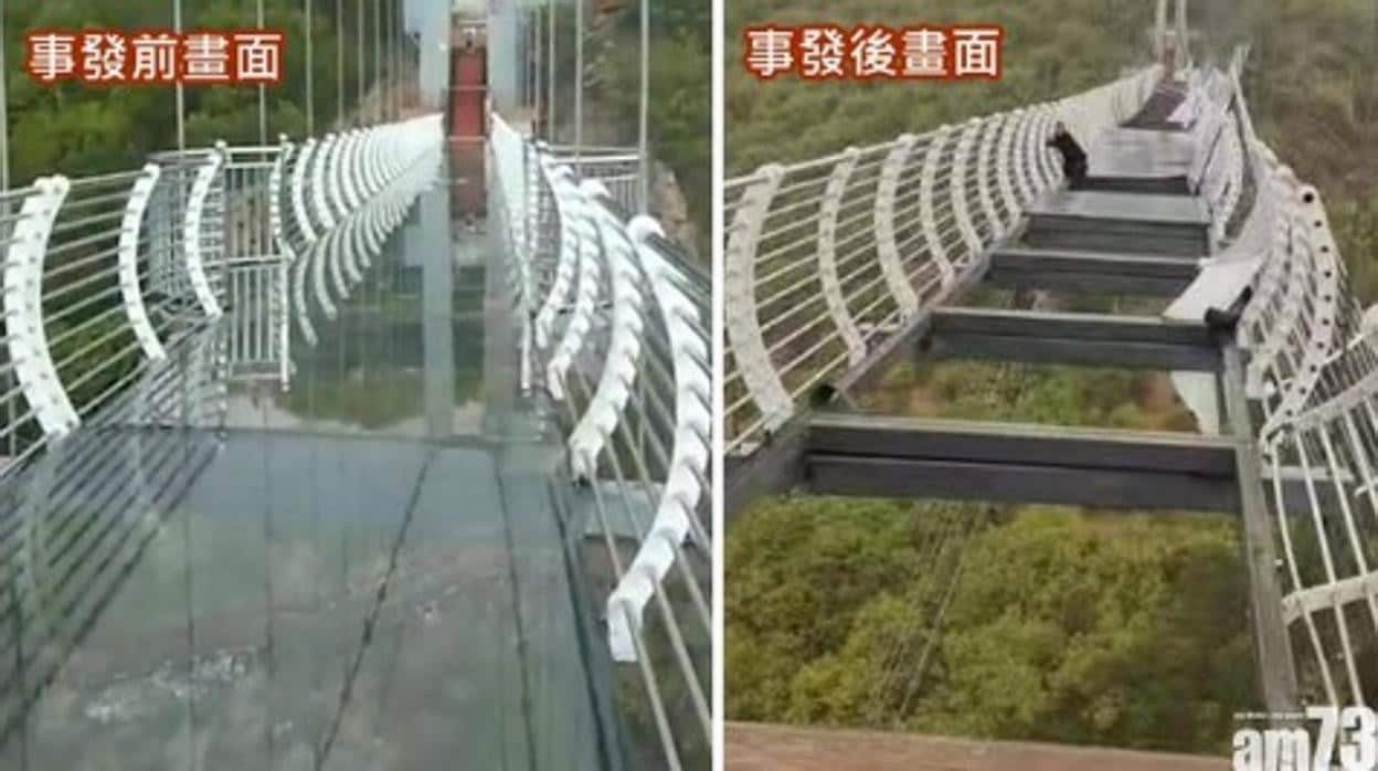 Circular Horror Australia Así es el puente de cristal de Piyanshan, en China, que salió por los aires
