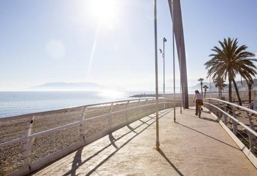 Playa del Pedregalejo, en Málaga