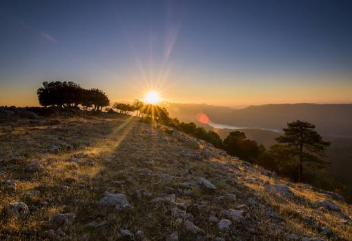 Ataardecer en la Sierra de Segura de Jaén