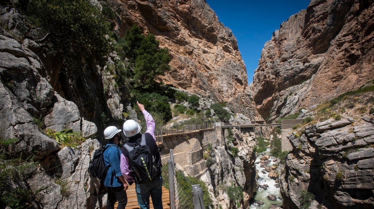 El Caminito del Rey discurre por el desfiladero de los Gaitanes