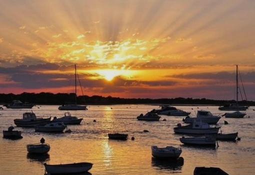 Puesta de sol en Cádiz