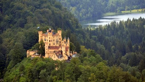 Imagen del castillo de Hohenschwangau