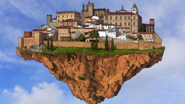 'Cáceres, ciudad colgada de las nubes'