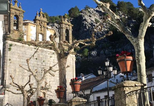 Plaza central de Grazalema