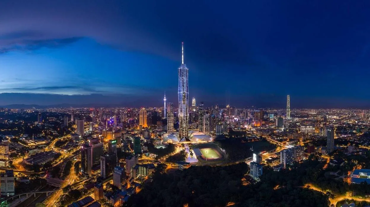 Así es el Merdeka 118, el segundo edificio más alto del mundo que está en Kuala Lumpur